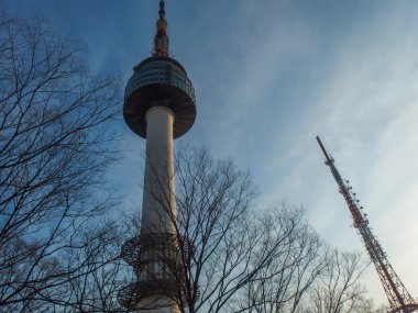 Seoul, Güney Kore - Mart 07: Kuzey da bilinen namsan Kulesi