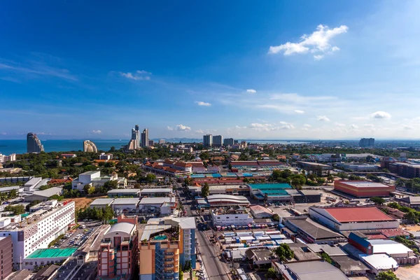 Krajobraz miasta Pattaya, Tajlandia — Zdjęcie stockowe