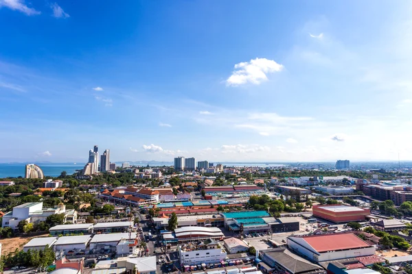 Krajobraz miasta Pattaya, Tajlandia — Zdjęcie stockowe