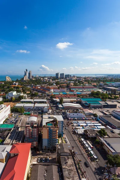 Stad landschap van pattaya, thailand — Stockfoto