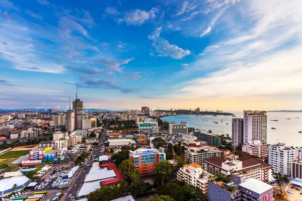 Stadslandskapet i pattaya, thailand — Stockfoto