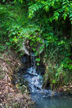Atık su boru veya drenaj kirletici çevre, beton pip