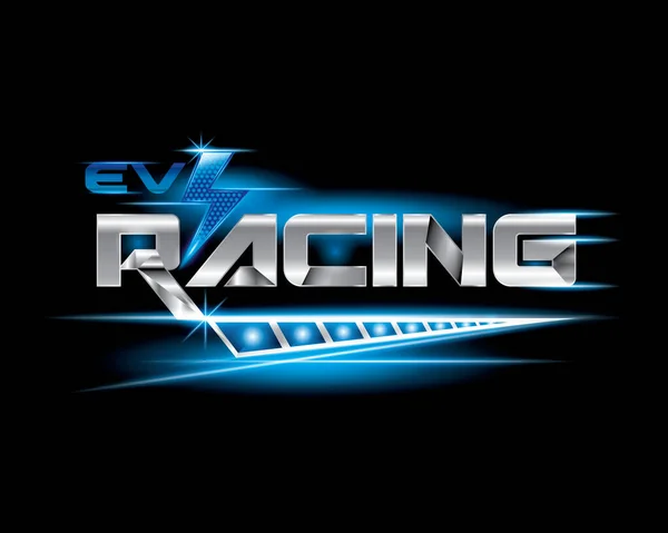 Racing Concept Design Logo Vector Template — Stock Vector