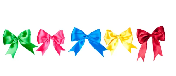 Satin gift bow — Stock Photo, Image