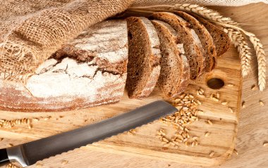 taze pişmiş geleneksel ekmek