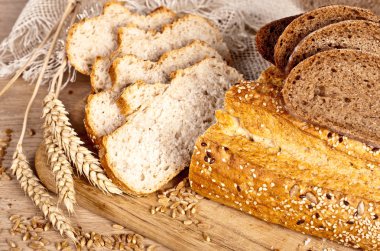 taze pişmiş geleneksel ekmek