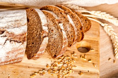 taze pişmiş geleneksel ekmek