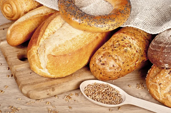 Fresh baked traditional bread — Stock Photo, Image