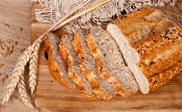 Fresh baked traditional bread Royalty Free Stock Photos