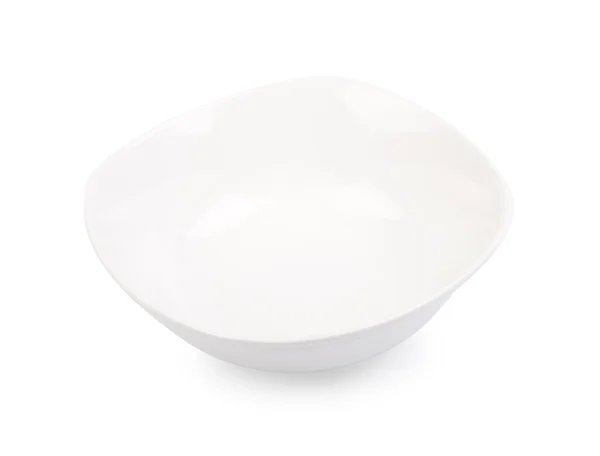 Porcelain plate isolated on white — Stock Photo, Image