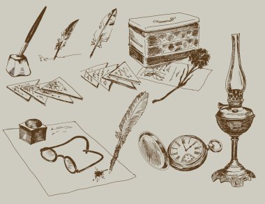 askere mektup yazma işlemi