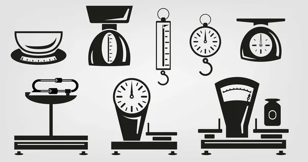 Механические весы для кухни — стоковый вектор