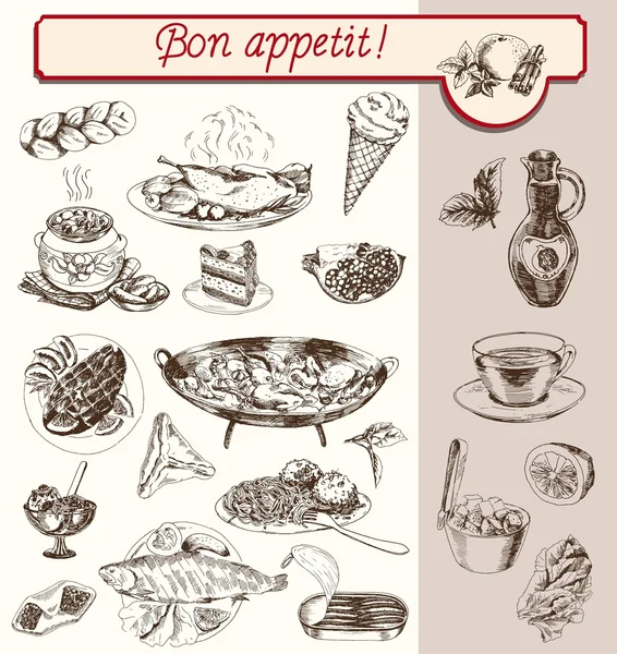 Bon appetit — Stock Illustration Bon appetit Stock Illustration