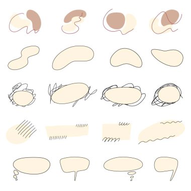 Çizgiler ve oklar vektör koleksiyonu. Yayınların tasarımı için şablonlar ve elementler
