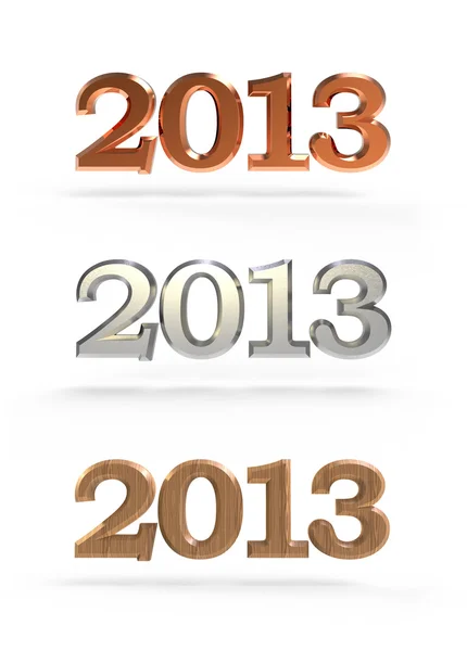 New year 2013 numbers — Stock Photo, Image