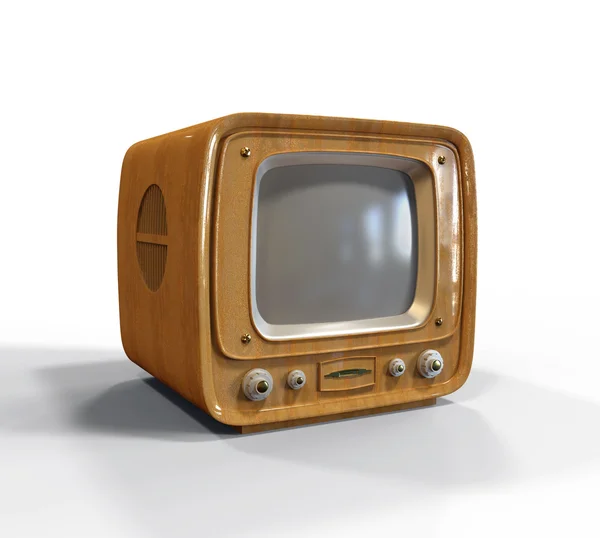 Retro televisie — Stockfoto