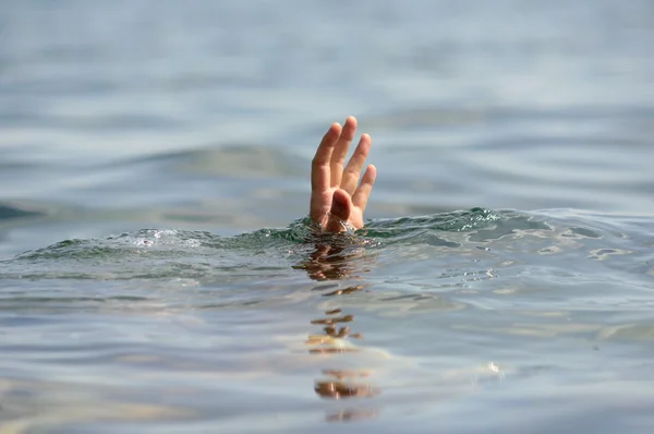 Hand ertränkt — Stockfoto