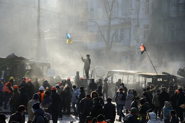 Antyrządowych protestów w Kijowie — Zdjęcie stockowe