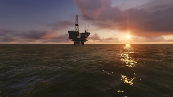 Offshore Oil Drilling — Stock Photo, Image