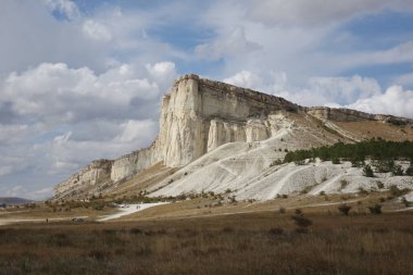 Belogorsk yakınlarındaki Beyaz Kaya, Kırım, Ukrayna