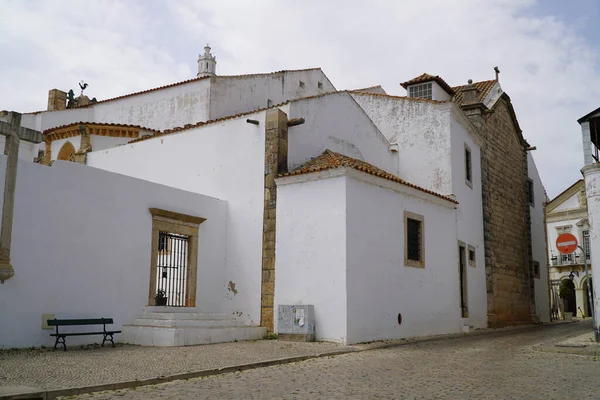 Faro Portugal July 2022 Old Town Street Views Summer — Stok fotoğraf