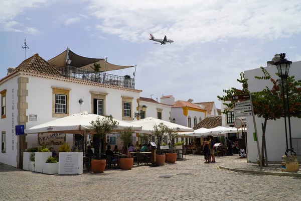 Faro Portugal July 2022 Old Town Street Views Summer — Zdjęcie stockowe