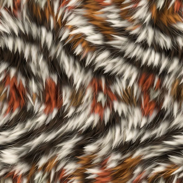 Fur Seamless Texture Fabric Illustration — Foto Stock