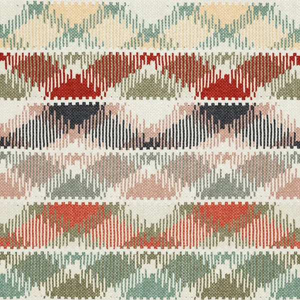 Rug Seamless Texture Stripes Pattern Fabric Grunge Background Boho Style —  Fotos de Stock