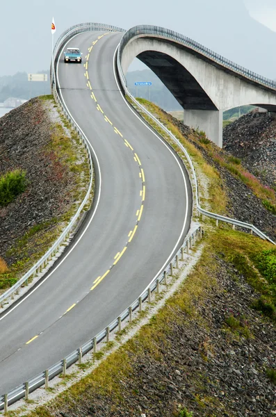 Estrada costeira atlântica — Fotografia de Stock