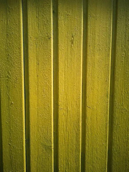 Gelber Hintergrund Bemalte Dielenwand — Stockfoto