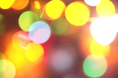 Parlak renkli arka plan. Çok renkli daireler. Parlak bulanık halkalar. Neşeli arkaplan.