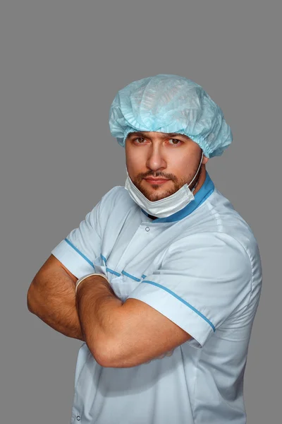 Young emotional doctor — Stock Photo, Image