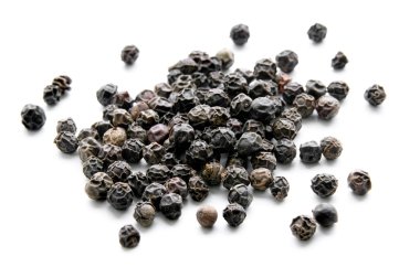 Beyaz üzerinde izole edilmiş biberler.