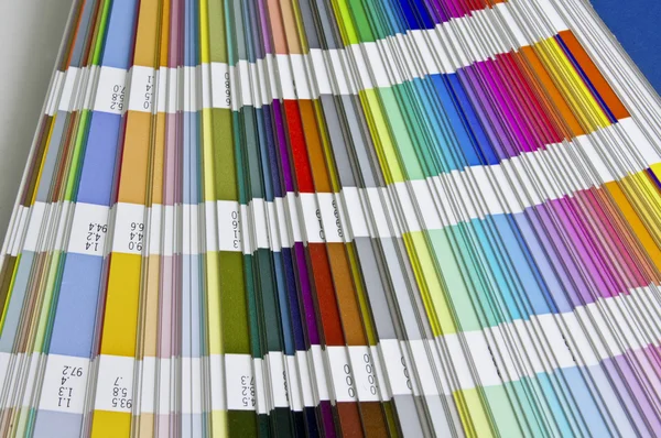 Pantone sample colors catalogue — Stock Photo, Image