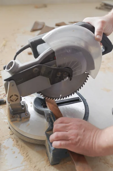 Effekt Miter Saw – stockfoto