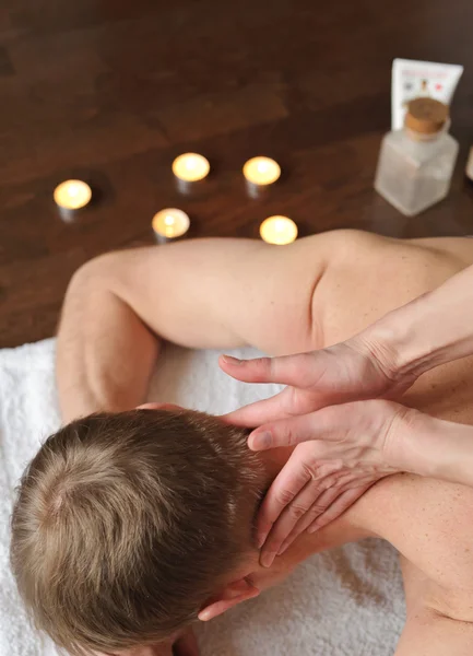 Neck Massage — Stock Photo, Image