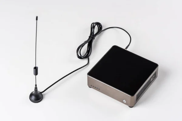 Punto Acceso Inalámbrico Para Minería Muestras Helio Set Con Antena — Foto de Stock