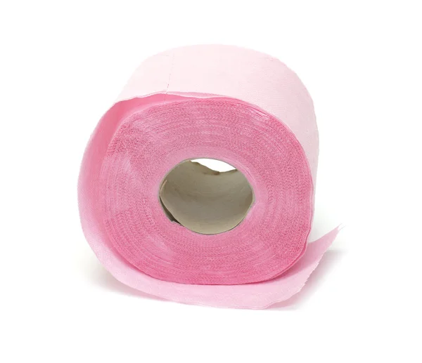 Rózsaszín WC-papír — Stock Fotó