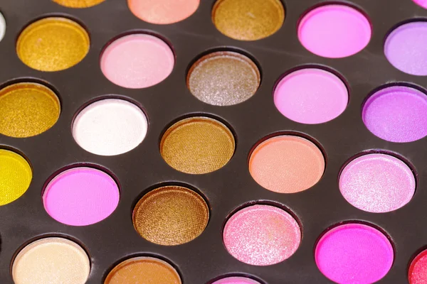 Set of multicolored eyeshadows — Stock Photo, Image