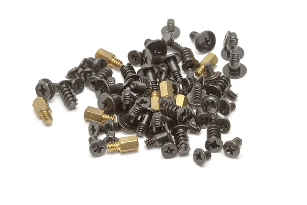 Metallic screws — Stock Photo, Image