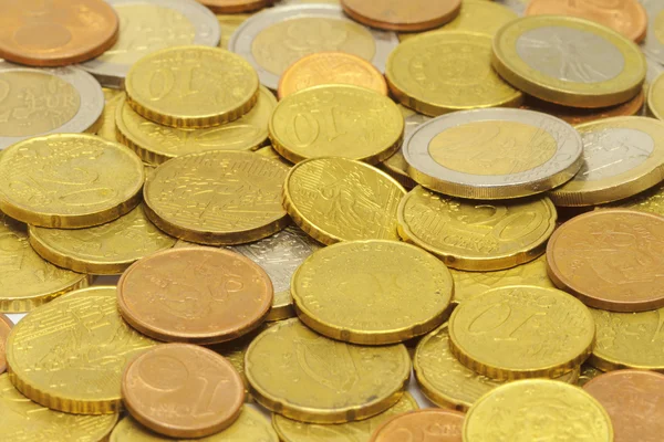 Euro coins — Stock Photo, Image