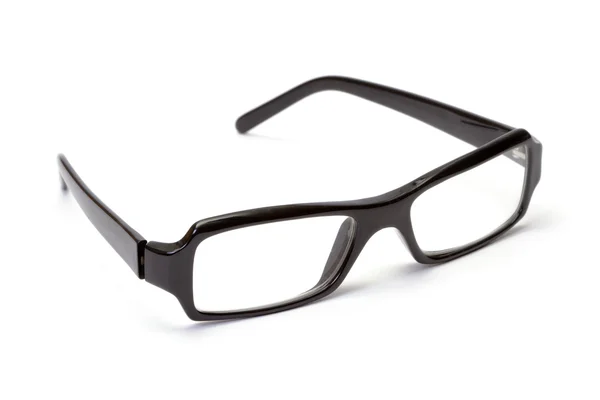 Black plastic glasses — Stock Photo, Image