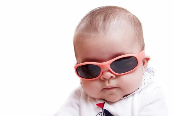 Baby with sunglasses Stock Photo