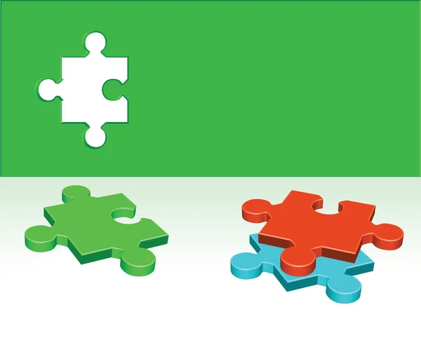 Puzzle vector — Stock Vector