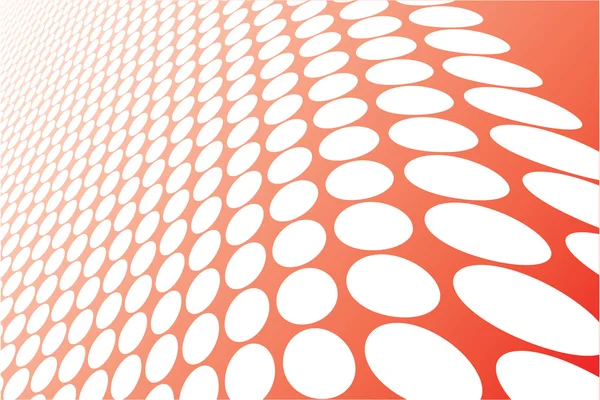 Abstracte rode golvende cirkels achtergrond — Stockvector