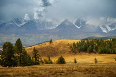 Grubunu dağ Kuzey-Chuya ridge Altay Cumhuriyeti, Rusya Federasyonu.