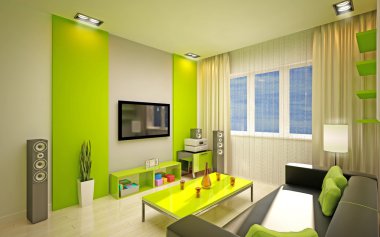 modern oturma odası