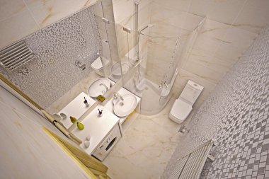 banyo modern iç