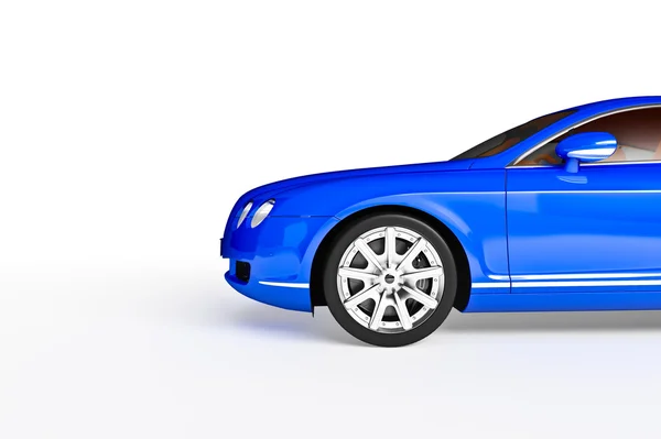 현대 자동차 블루 — 스톡 사진
