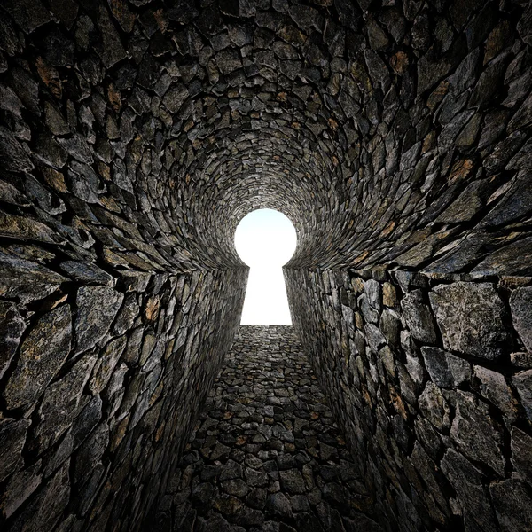 Stone keyhole — Stock Photo, Image